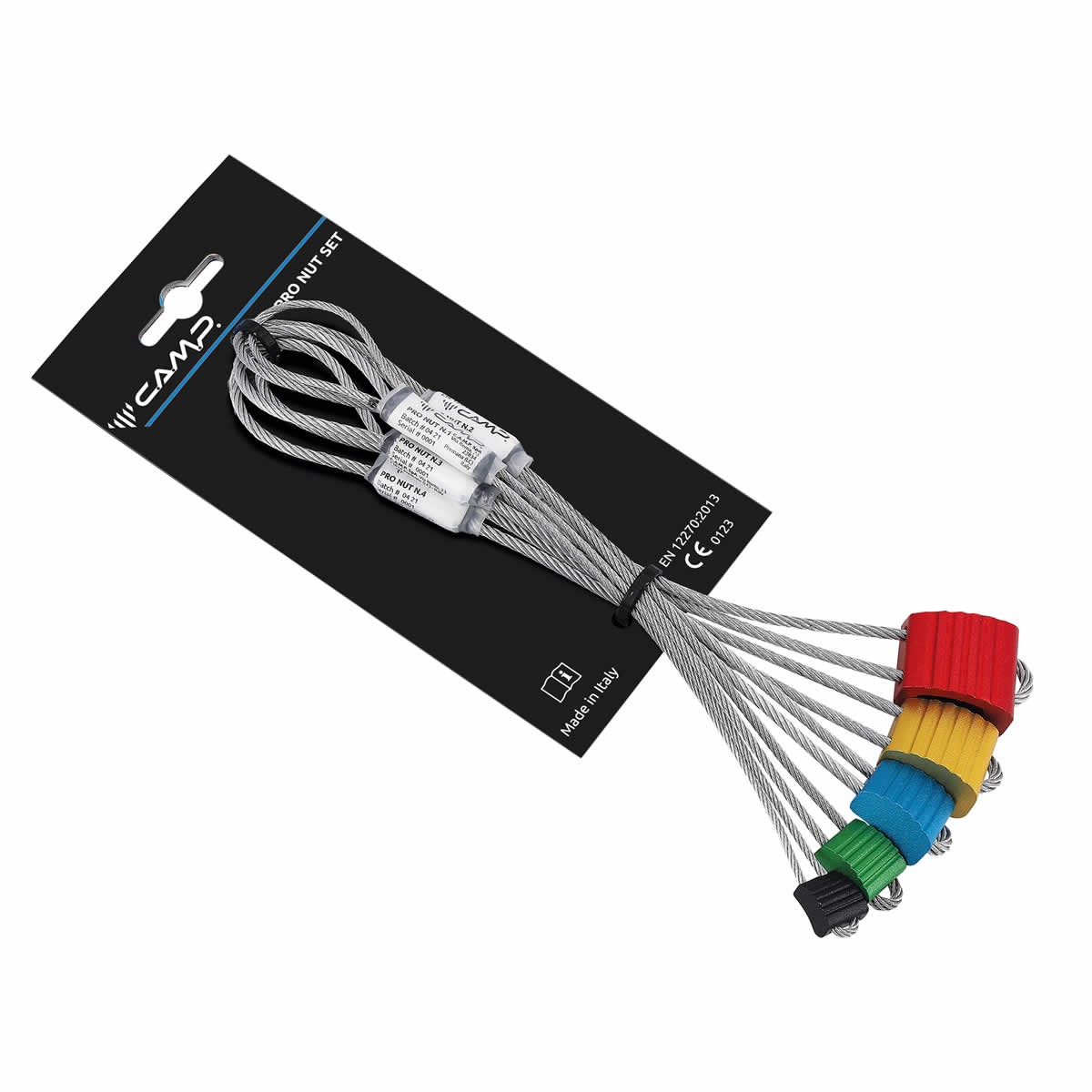 C.A.M.P. Set Pro Nut 5 Pièces - Coinceurs Pour Escalade Fiables Et Polyvalents