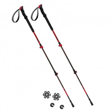 nuptse ferrino bastoncini carbonio trekking ciaspole scialpinismo