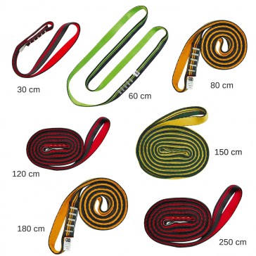 fettucce arrampicata tubolari nylon aro sling tubolar kong