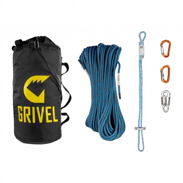corda da ghiacciaio e kit autosoccorso crepaccio rappel kit grivel