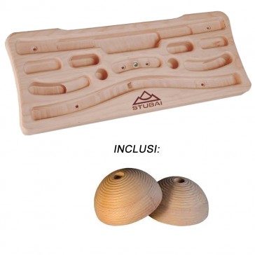 trave allenamento arrampicata legno stubai kraxlboard classic offerta
