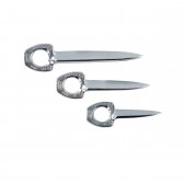 Chiodo da roccia arrampicata UNIVERSAL - Climbing Technology - Acciaio zincato non temprato (morbido) - testa a 45° - 10 - 12 - 15 cm