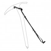 Dragonne per piccozze alpinismo LONG LEASH EVO Grivel