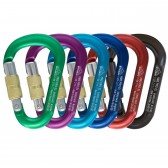 Moschettone arrampicata alpinismo HMS PRO EASYLOCK Stubai ghiera a vite in OTTONE