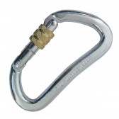 Moschettone in acciaio ad alto carico KONG - HEAVY DUTY - ghiera a vite - 60 kN