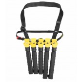 PAN PIPE Grivel - porta viti da ghiaccio multiplo - in gomma morbida