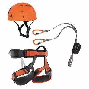 kit per via ferrata camp kinetic con imgrago e caso