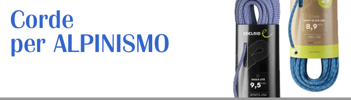 corde per alpinismo vie lunghe