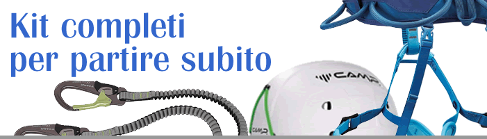 kit completi per arrampicata