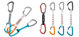 rinvii per arrampicata roccia e alpinismo